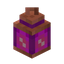 Magenta Waxed Copper Lantern