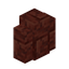 Cracked Red Rock Brick Wall