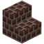 Short Umber Brick Stairs