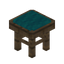Cyan Twilight Oak Seat