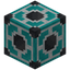 Cyan Glazed Terracotta Pillar Top