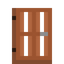 Paneled Acacia Door