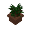 Dark Oak Sapling Pot