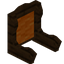 Orange Dark Oak Fancy Seat Back