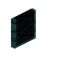 Black Warped Flat Seat Back