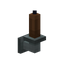 Brown Silver Wall Candle