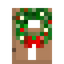 Jungle Door with Lit Wreath