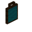 Cyan Dark Oak Tall Seat Back