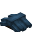 Cyan Top Roof (Framed)