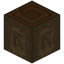 F Sign Stripped Dark Oak Log