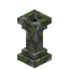 Mossy CobbleStone Standing Torch - L