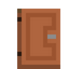 Pressed Acacia Door