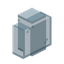 Cyan Glass Wall