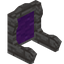 Purple Ironwood Fancy Seat Back