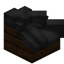 Black Longer Roof Block (Dark Oak)