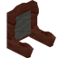 Light Gray Redwood Fancy Seat Back