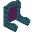 Magenta Blue Bioshroom Fancy Seat Back