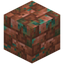 Cracked Flat Raw Copper Block Tiles