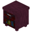 Stripped Crimson Bookshelf Drawer