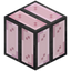 Vertical Stiped Pink Stained Glass