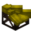 Yellow Longer Flat Roof Block (Framed)