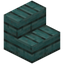 Cyan Painted Stairs
