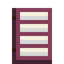 Sliding Crimson Door