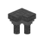 Diagonal Small Pillars Upper Stone