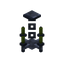 Green Iron Chandelier