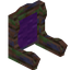 Purple Rainbow Eucalyptus Fancy Seat Back