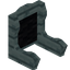 Black Bloom Fancy Seat Back