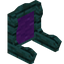 Purple Warped Fancy Seat Back