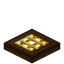 Golden Barred Dark Oak Trapdoor