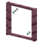 Mahogany Planks Pane Window