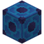 Blue Glazed Terracotta Pillar Top
