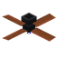 Acacia Dark Ceiling Fan