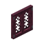 Crimson Lattice Fence Gate