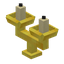 Golden Double Candle Holder
