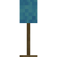 Light Blue Floor Lamp