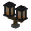 Double Street Lamp Post