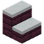 Crimson Snowy Stairs
