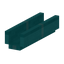 Cyan Rain Gutter