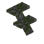 Mossy Cobblestone Terrace Stairs
