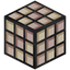 Square Orange Stained Glass