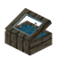 Light Blue Palm Display Case