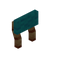 Cyan Socotra Raised Seat Back