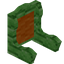 Orange Green Bioshroom Fancy Seat Back