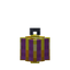 Small Magenta Paper Lantern