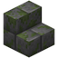 Mossy Stone Brick Stairs