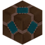 Decorated Brown Glazed Terracotta